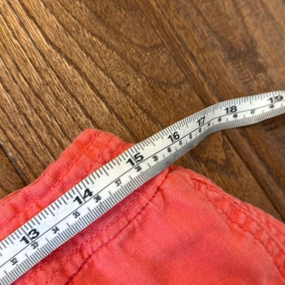 J.Crew 100% linen coral Bermuda short size 10 - Picture 7 of 9